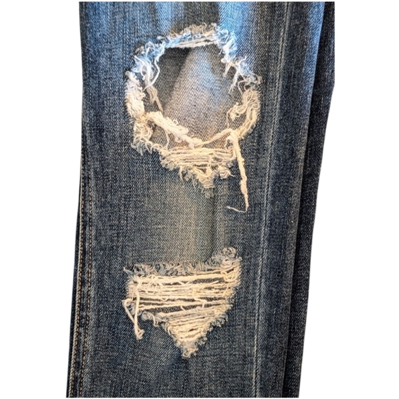 LIKE NEW Rag & Bone 10 In. Dre Destroyed Released Hem Skinny Jeans, size 24x30 - Picture 5 of 16